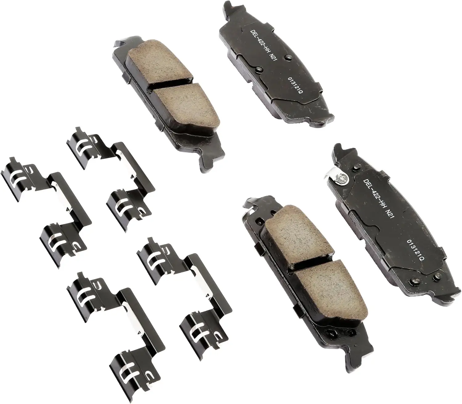 

Комплект керамических задних дисковых тормозных колодок премиум-класса — тихий, прочный и надежный для различных транспортных средств