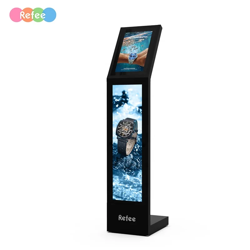 

Floor Standing Kiosk Android Video LCD Advertising Player Equipment Indoor Wide Strip Shelf Display Screen