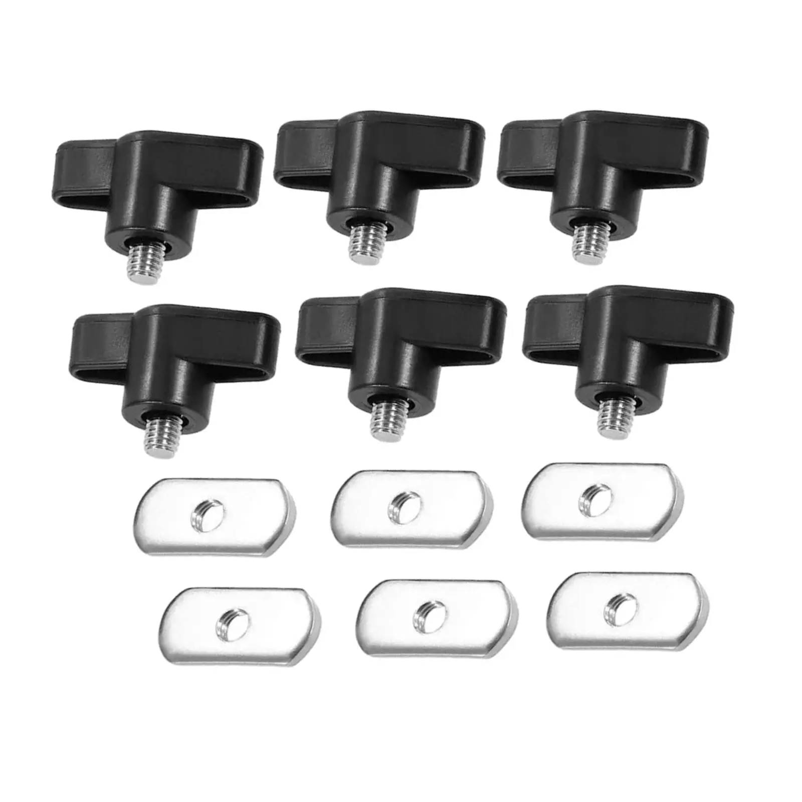 ABS كاياك مسامير المكسرات الأجهزة المسار تصاعد نظام استبدال عدة لقارب الزورق التجديف الصيد القضبان المائية