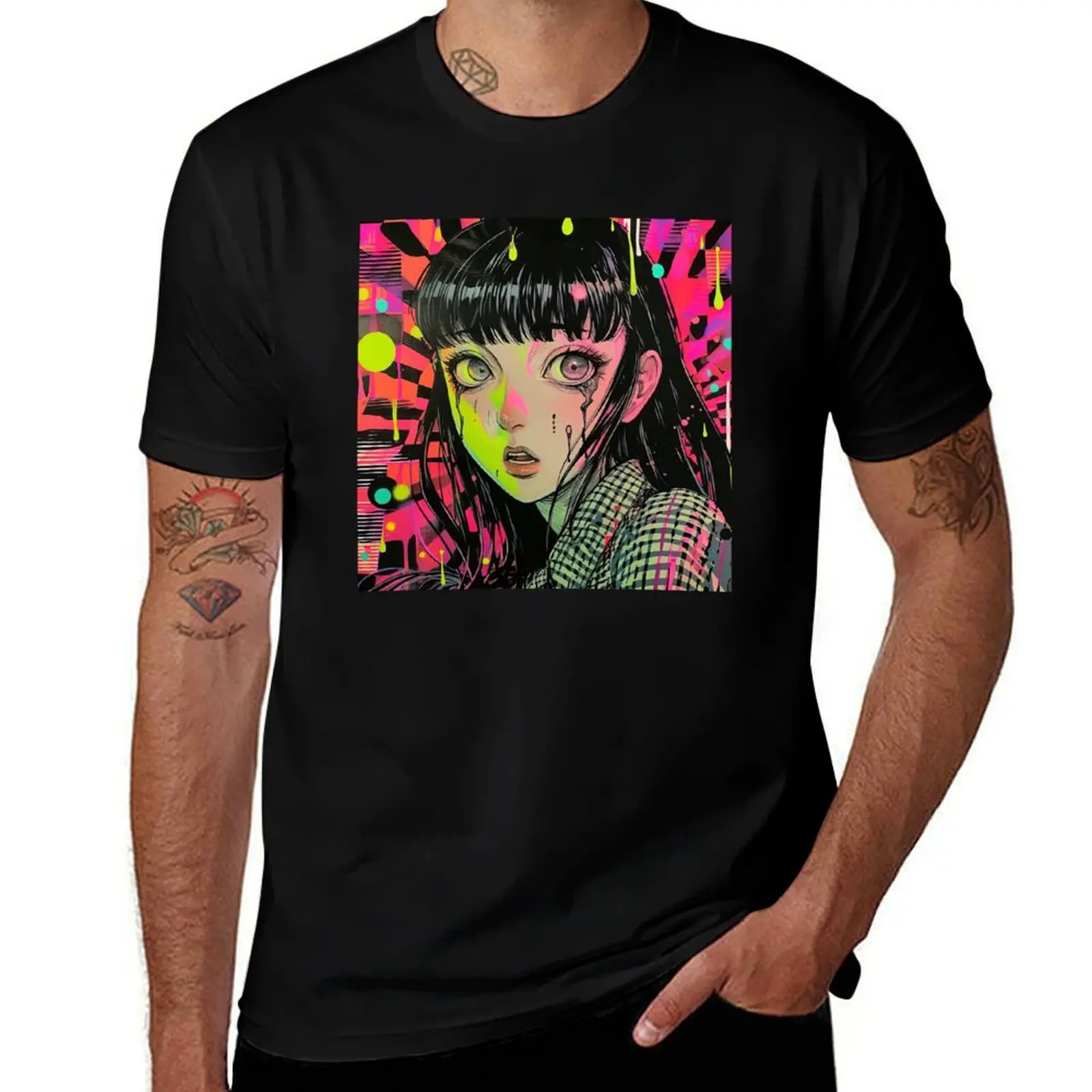 

Aesthetic Girl T-Shirt graphic tee shirt plus size tops vintage graphic tee men t shirts