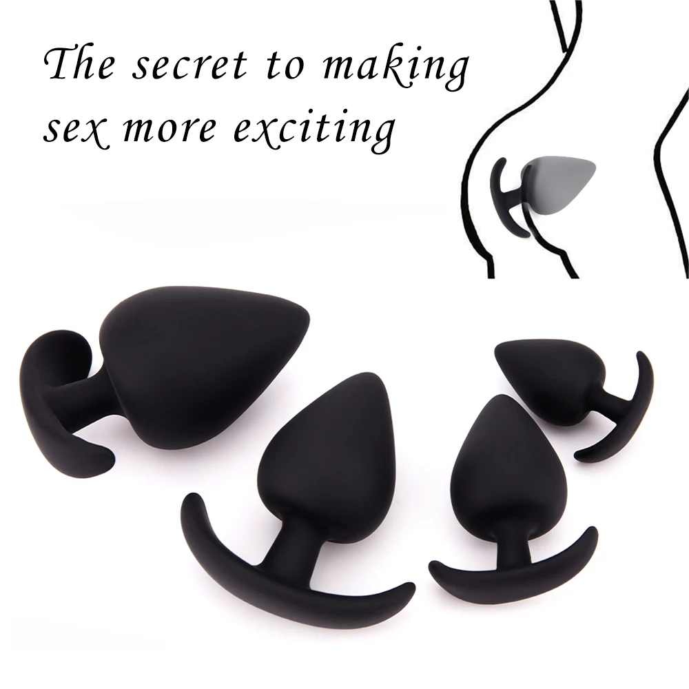 New 4 Sizes Anal Plug Mini Silicone Wearable Butt Plug Stimulator Smaller Anal Sex Toys For Men Women Anus G Spot Massage Dildo