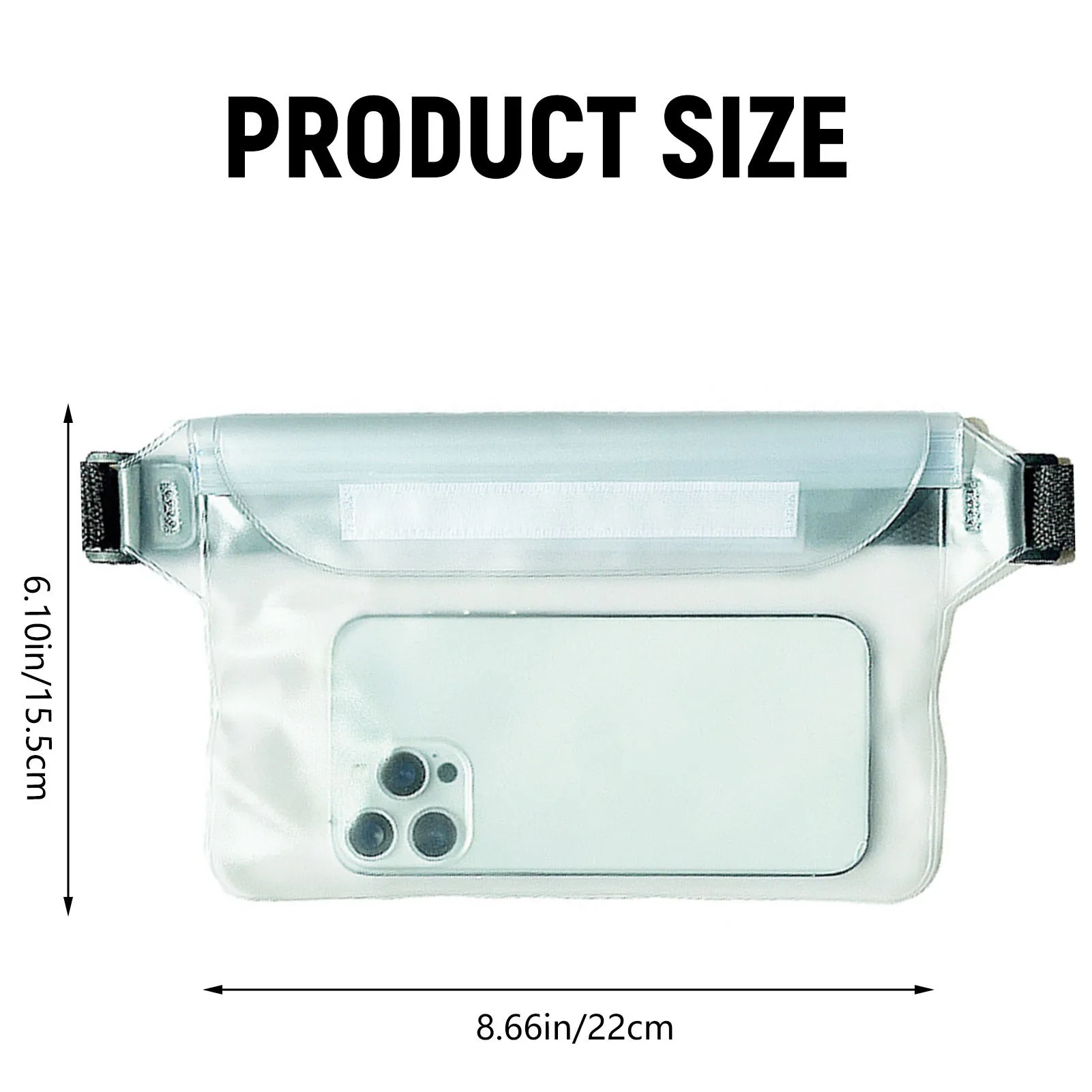 女性用大容量防水ウエストバッグ,調節可能なベルト付きハンズフリー防水バッグ,女の子へのギフト