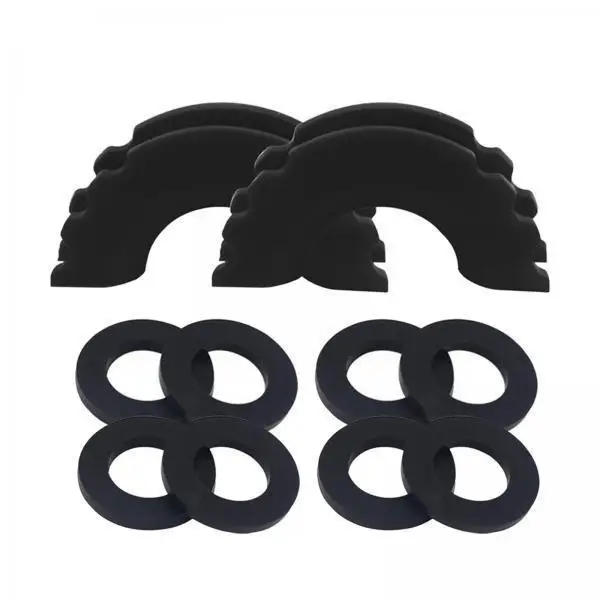 

Черный резиновый изолятор-фиксатор 3/4 U-образного кольца, комплект защиты для буксировочного крюка прицепа, бампера грузовика и крепления запасного колеса