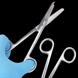Stainless Steel Remove Suture Scissors Nurse Stitch Scissors Dental Tissue Scissors Trimming Forceps 14/16cm Dentist Tool