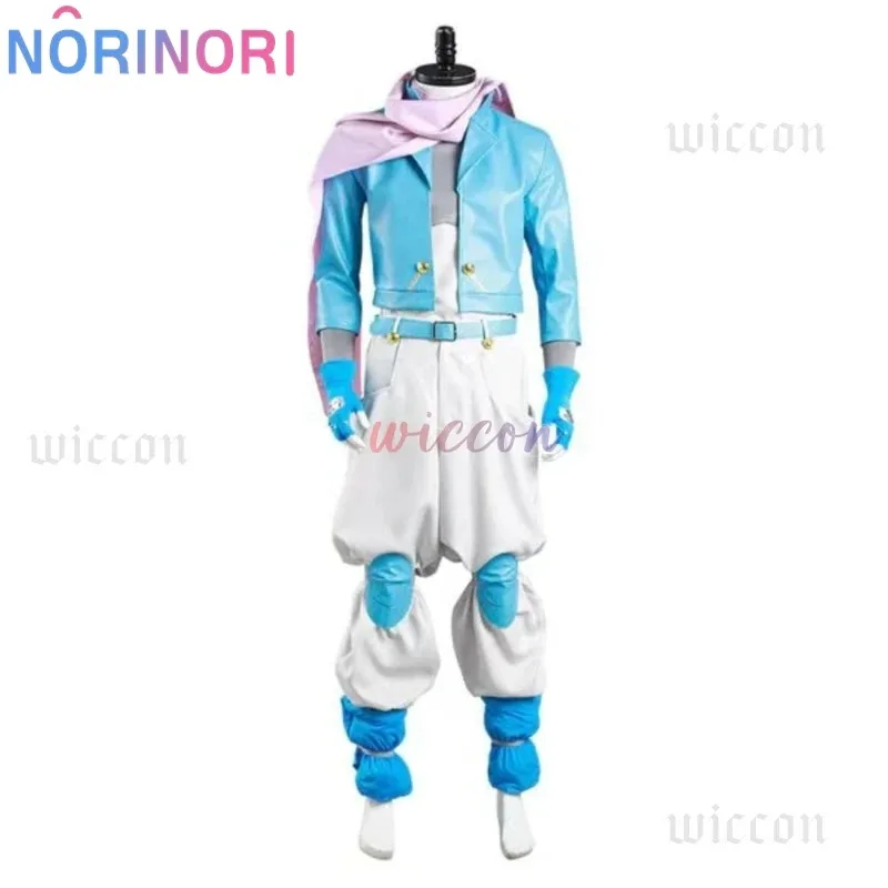 JoJo Adventure Part 2: Battle Tendency Caesar Cosplay Costume Anthonio Zeppeli Coat Pants Shoes Halloween Carnival Suit