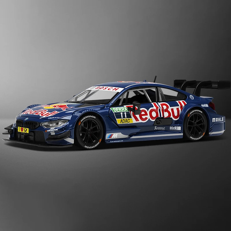 1:24 BMW M4 DTM Red Bull Alloy Diecast Car Model