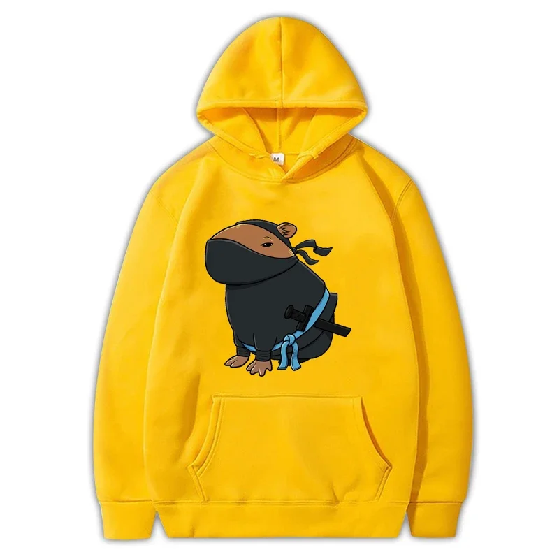 unisex Hoodies hot cartoon Graphic Capybara Thief Women/men Pullovers casual loose Sweatshirt vintage Harajuku winter clothes