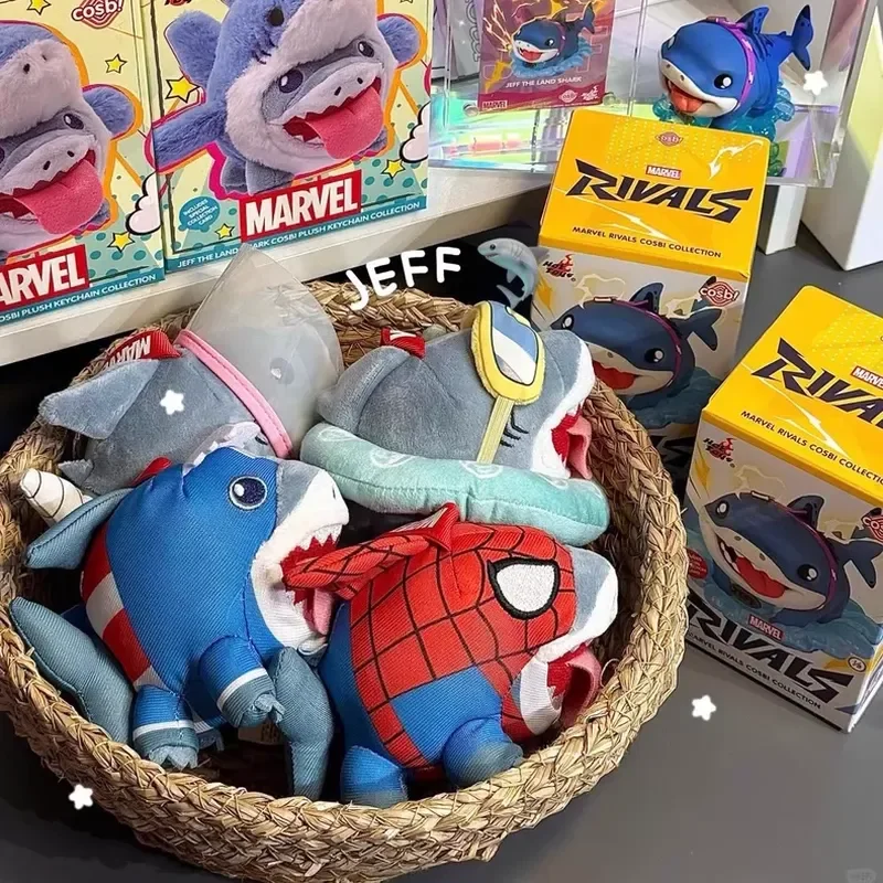 

Genuine Hot Toys Jeff The Shark Series Blind Box Mini Figure Collectible Mystery Box Trendy Toy Desktop Decor genuine Merch