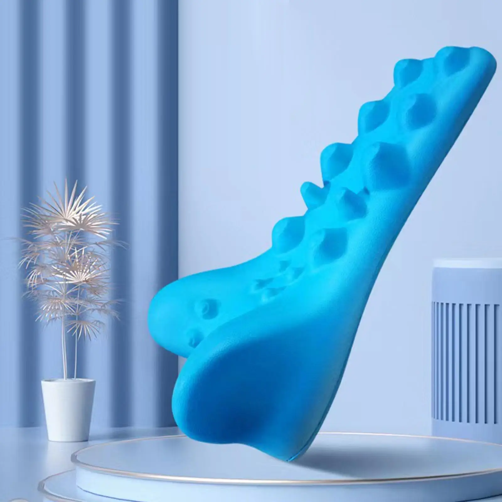EVA Neck Stretcher Massage Pillow for Shoulder Blade Tension Relief with Acupressure Contact Points for Drivers