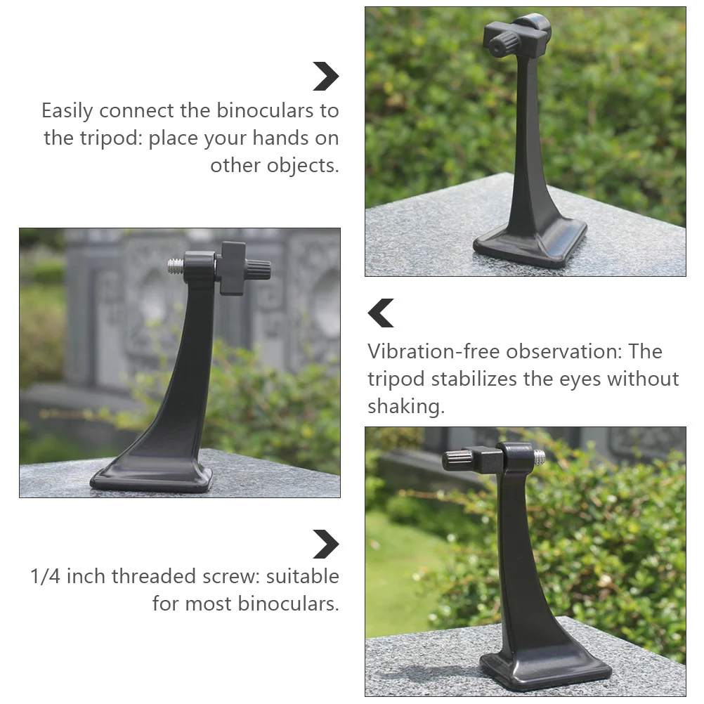 

Binocular Tripod Adapter 14 Inch Aluminum Alloy Durable Stable Viewing for Bird Watching Sports Events Binocular Tripod Adapter