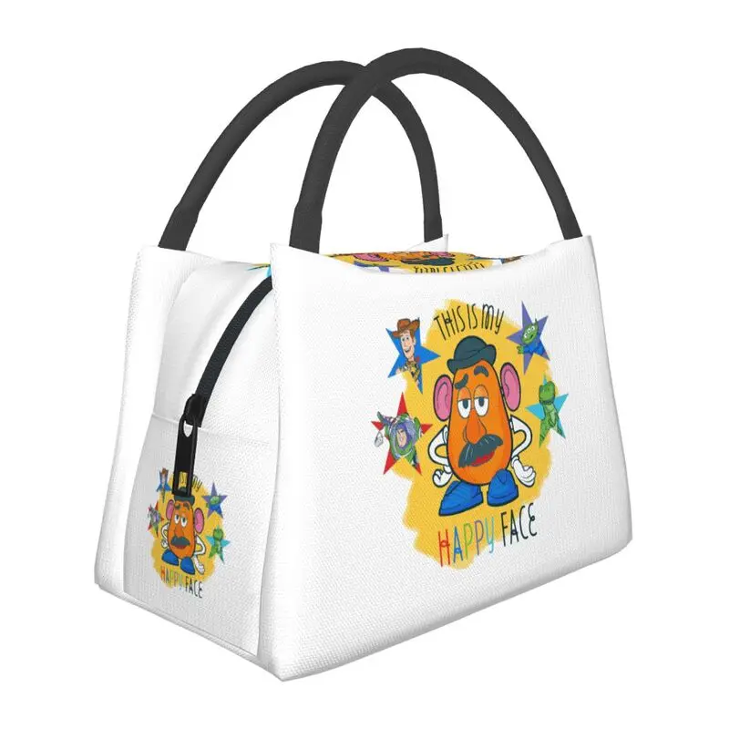 

Mr. Potato Head Anime Toy Story Resuable Lunch Box Women Multifunction Cooler Thermal Food Insulated Lunch Bag Pinic Container