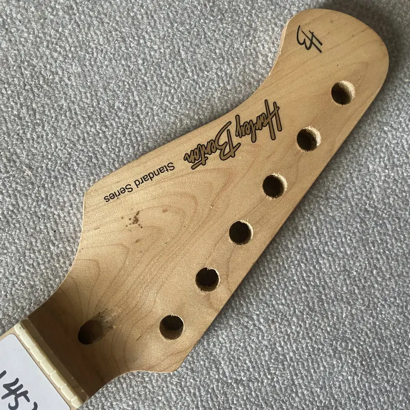 jN452 Left Hand Genuine HB 6 String ST Electric Guitar Neck 22 Frets Maple Wood 648MM Short Scales  DIY Part