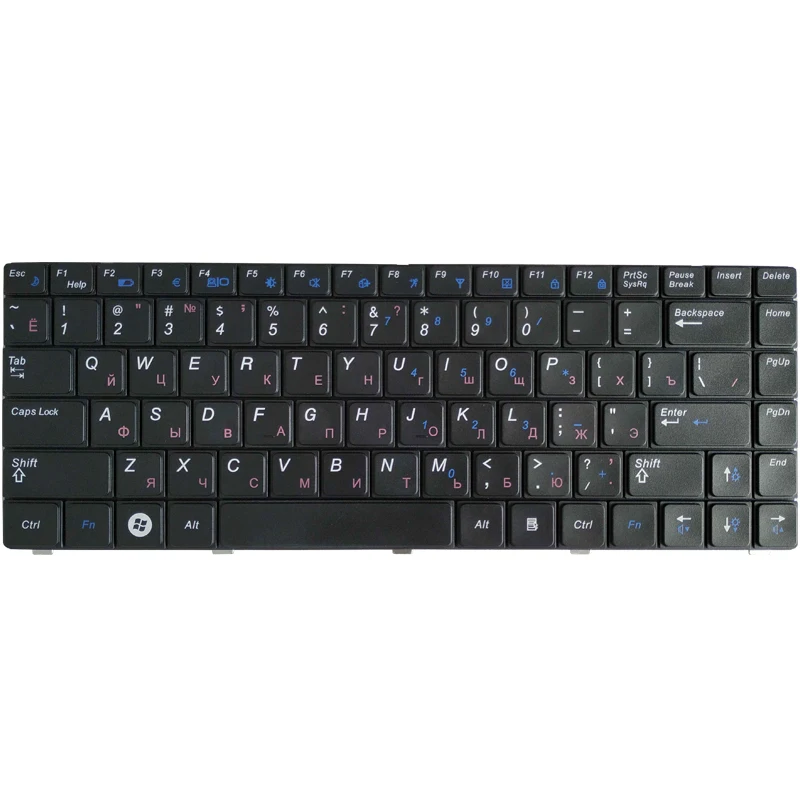 New Russian Keyboard For Samsung R463 R464 R465  R470 RV408 RV410 R425 R428 R430 R439 R440 R420 R418 RU Black