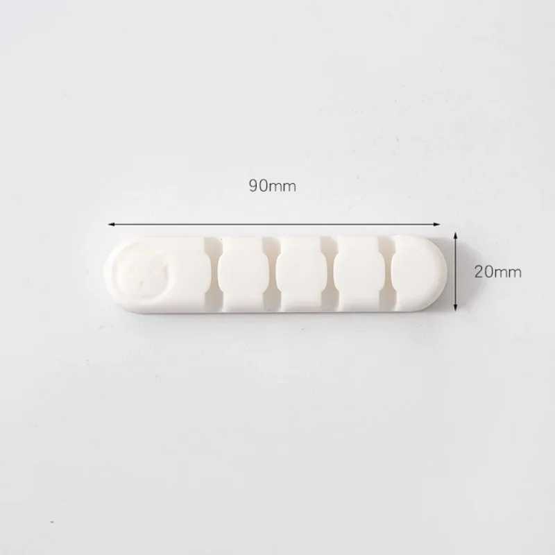 

Mobile Cable Organizer Kit Fixed Desktop Cable Wire Management Organizer Silicone Organiser Fixer Headphone Wire Clip Cable Tool