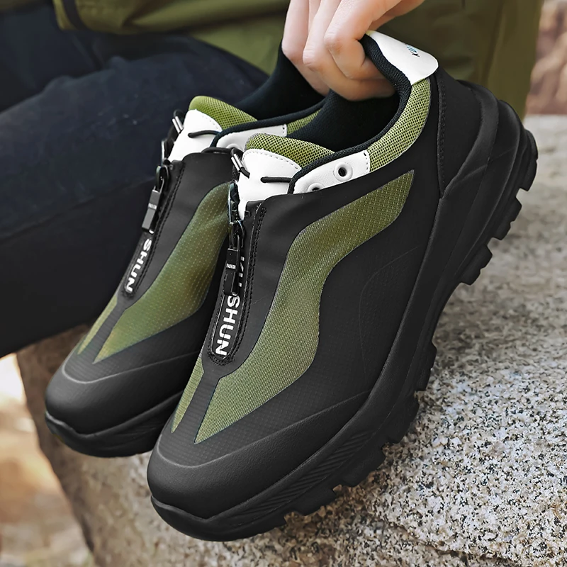 

Мужская походная обувь, легкая дышащая спортивная обувь, устойчивая к сжатию, износостойкая уличная обувь, кроссовки Zapatillas Hombre