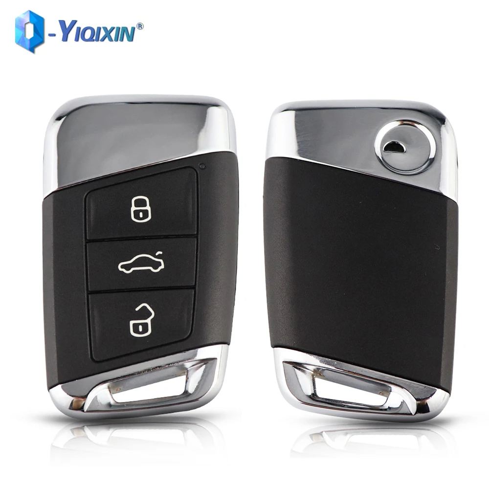 

YIQIXIN 3 Button Remote Car Key Shell Case For Volkswagen VW Passat VAG B8 Magotan B5 Skoda A7 Variant Insert Blade High Quality