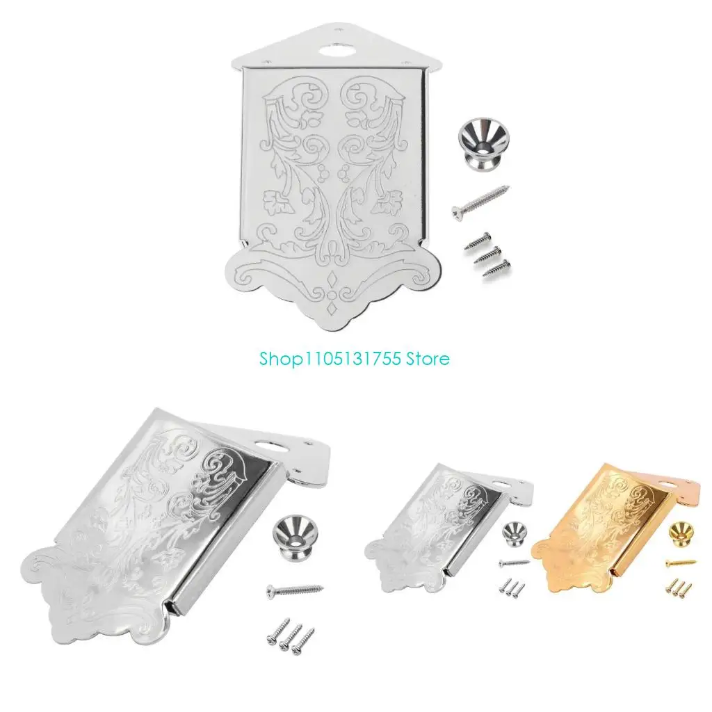 Peça reposição para instrumento bandolim 8 cordas com hardware montagem Triângulo metal mandolim peça para