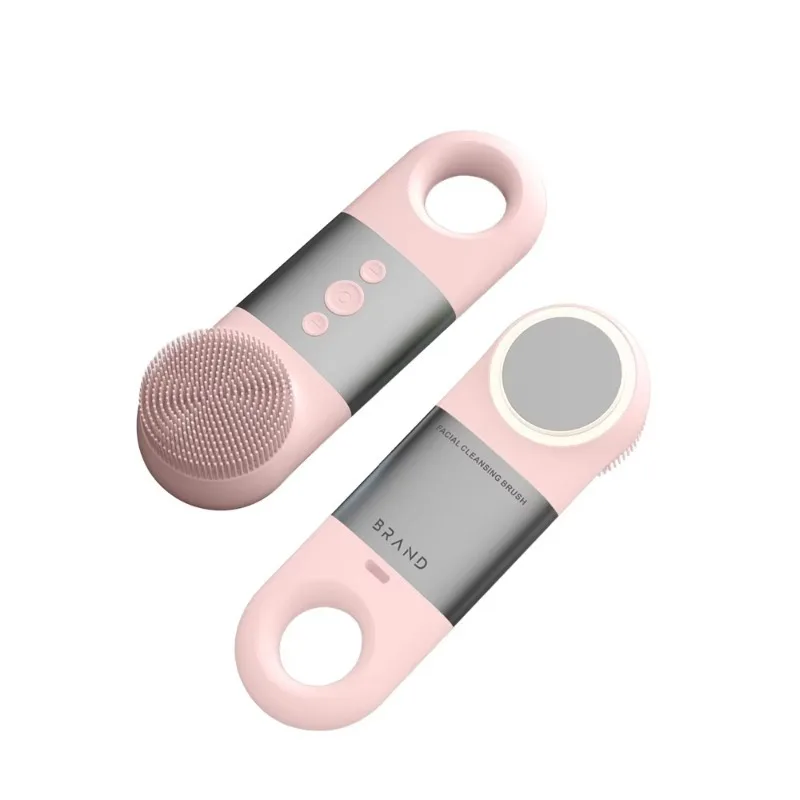 New Cleansing Brush Vibration Massage Deep Pore Cleansing Exfoliating Skin Care Face Brush Silicone Electric Face Wash