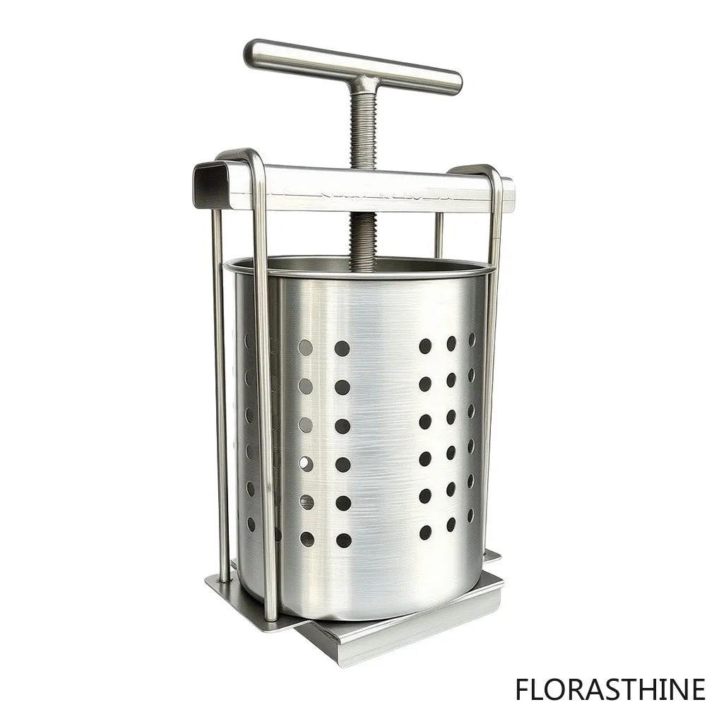 Hand Operated Stainless Steel Juicer for Honey Processing Dumpling Fillings and Prep Salad 1.5L 2.5L Volume Options