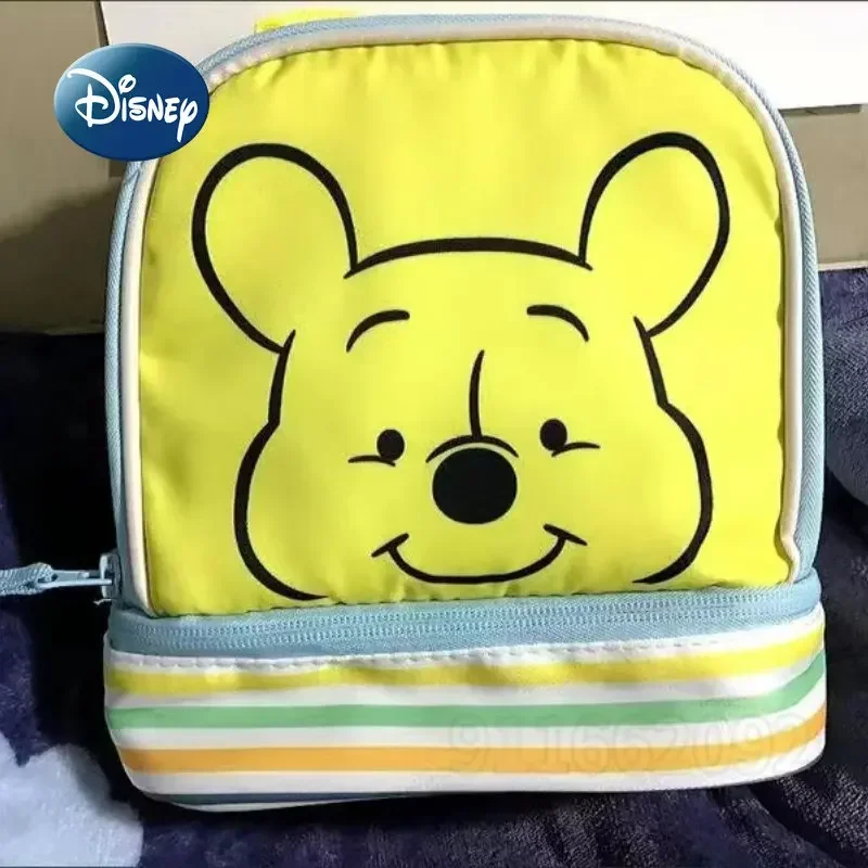 

Disney Winnie The Pooh New Cosmetic Bag Luxury Brand Fashion Portable Female Cosmetic Bag Cartoon Cute Storage Toiletry Bag