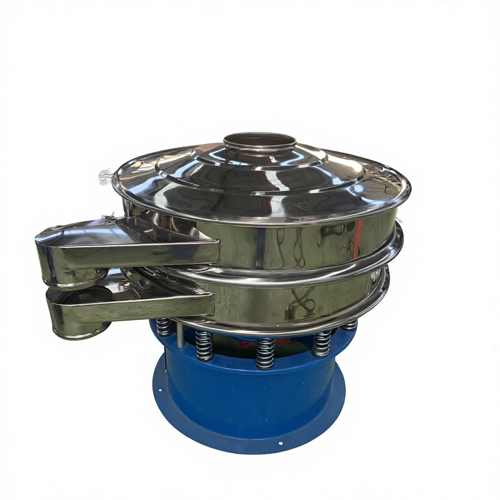 Manufacturer Supply Commercial Vibro Sieveter Screening Machine Stainless Steel Powder Rotary Vibrating Screen for Sale