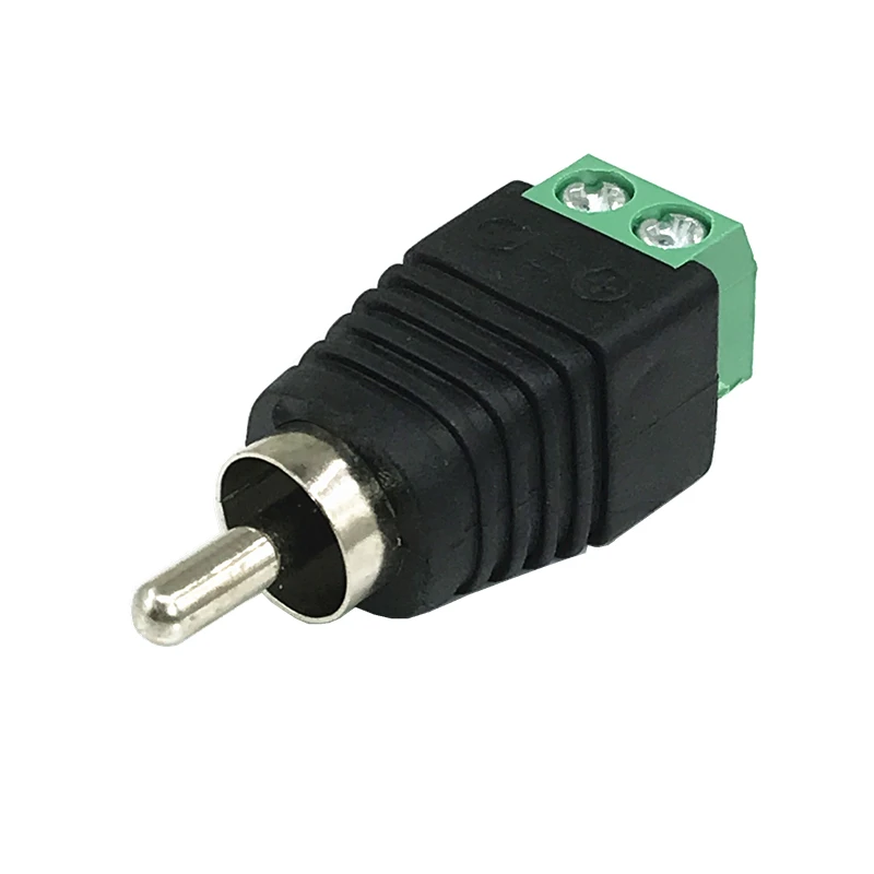 5Pcs/lot RCA Connector Socket Lotus Welding-Free Connector RCA Converter Audio-Video Adapter RCA Welding-Free Audio Socket