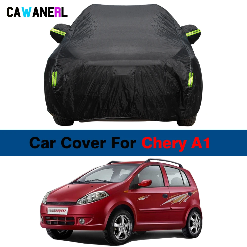 Car Cover Waterproof Anti-UV Sun Shade Snow Rain Protection Cover For Chery A1 A113 DR2 Arauca Campus Ego Kimo J1 Face Fresh