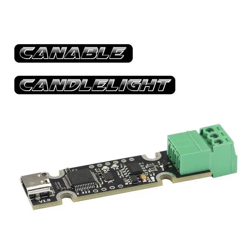 CAnable USB to CAN Adapter 1Pcs for CandleLight Klipper Firmware Supports Real Time Communication for Robotics Applications