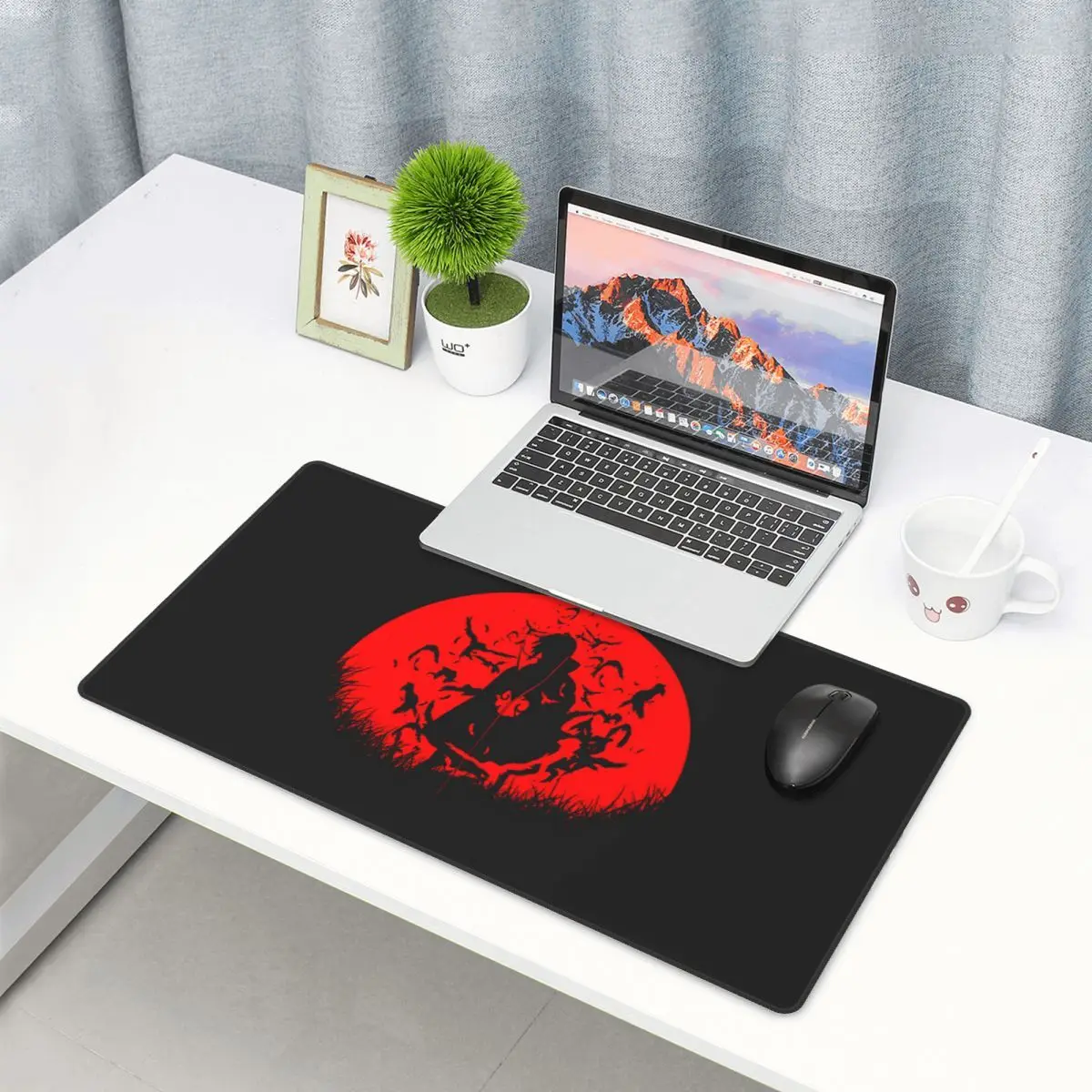 Itachi Uchiha Mouse Pad Large Office Accessories Desk Mat Gamer Cabinet Mousepad Keyboard Gaming Pc Naruto Mause Kakashi Carpet