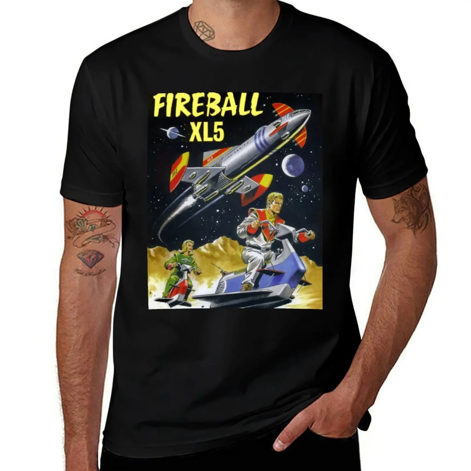 fireball xl5 T-Shirt funny t shirts man T-Shirt