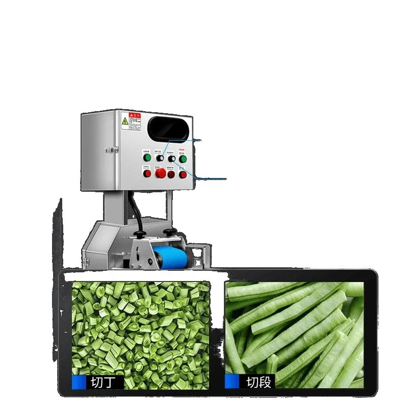 

Vegetable cutter commercial single and double head automatic multi-function canteen