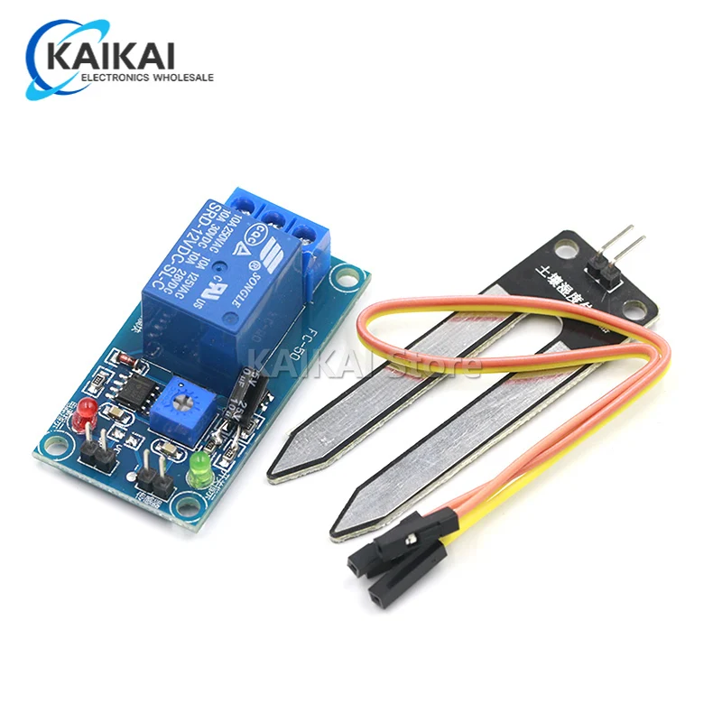 NEW DC 5V 12V soil moisture sensor relay control module Automatic watering of the humidity starting switch for aduino