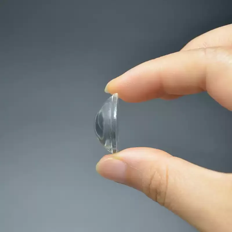 Diameter 12.5 15 23mm Hemisphere Lens with Antireflection Film K9 Optical Glass Optical Experiments  LED Condensing Lens