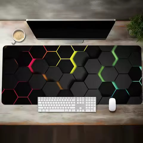 Honeycomb Diamond Grid Art Mousepad Professional Gaming Mouse Pad 40x90cm Desk Keyboard Mat XXL Computer Peripheral Accessories