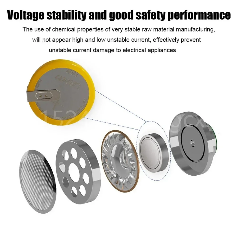 Lir2477 wiederauf ladbare Lithium batterie 3,6 V horizontal kann cr2477 durch geschweißte Stift knopf batterie ersetzen