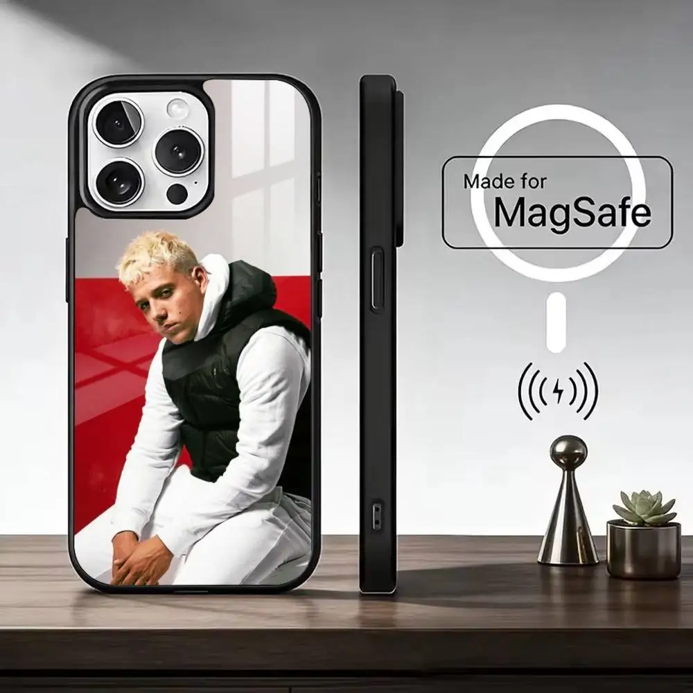 Trendy PLK F-French Rapper  Phone Case For iPhone17,16,15,14,13,12,11 Plus,Pro Max Magnetic For Magsafe Wireless Charging