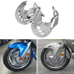 Motorcycle Front Brake Covers LED Ring Of Fire For Honda Goldwing GL1800 2001-2017 F6B 2013-2017 2016 2015 2014 Chrome