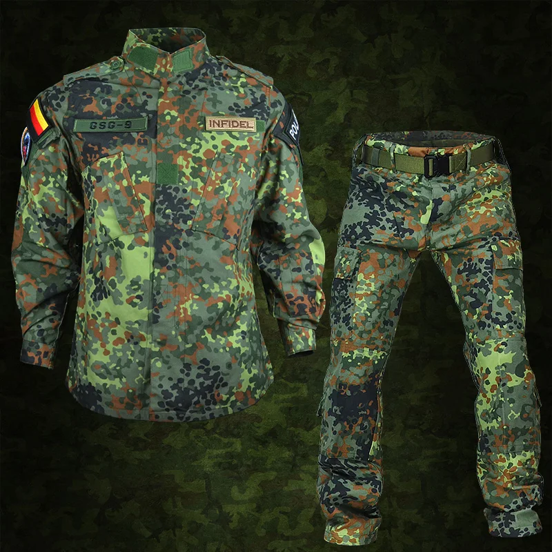Mege Flectarn Uniforme Táctico ACU Camuflaje Parche Equipo CS