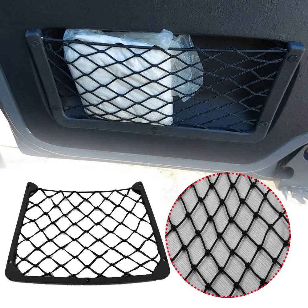 Large Elastic Net Storage Organizer Cargo Mesh Nets Magazine Holder Rack Car Organizer Back Seat Interior Car Accessories