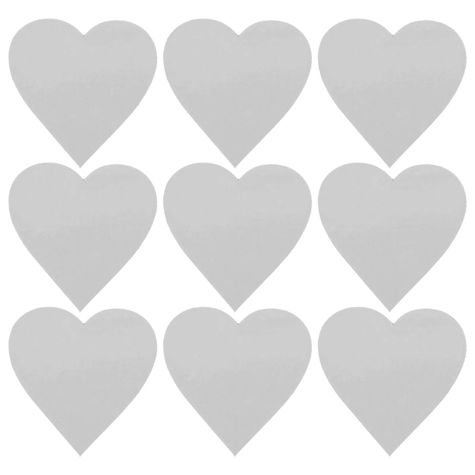 30Pcs Heart Shape Blank Sublimation Magnets for Fridge DIY Decor Creative Refrigerator Magnets Premium Wear Resistant Glossy