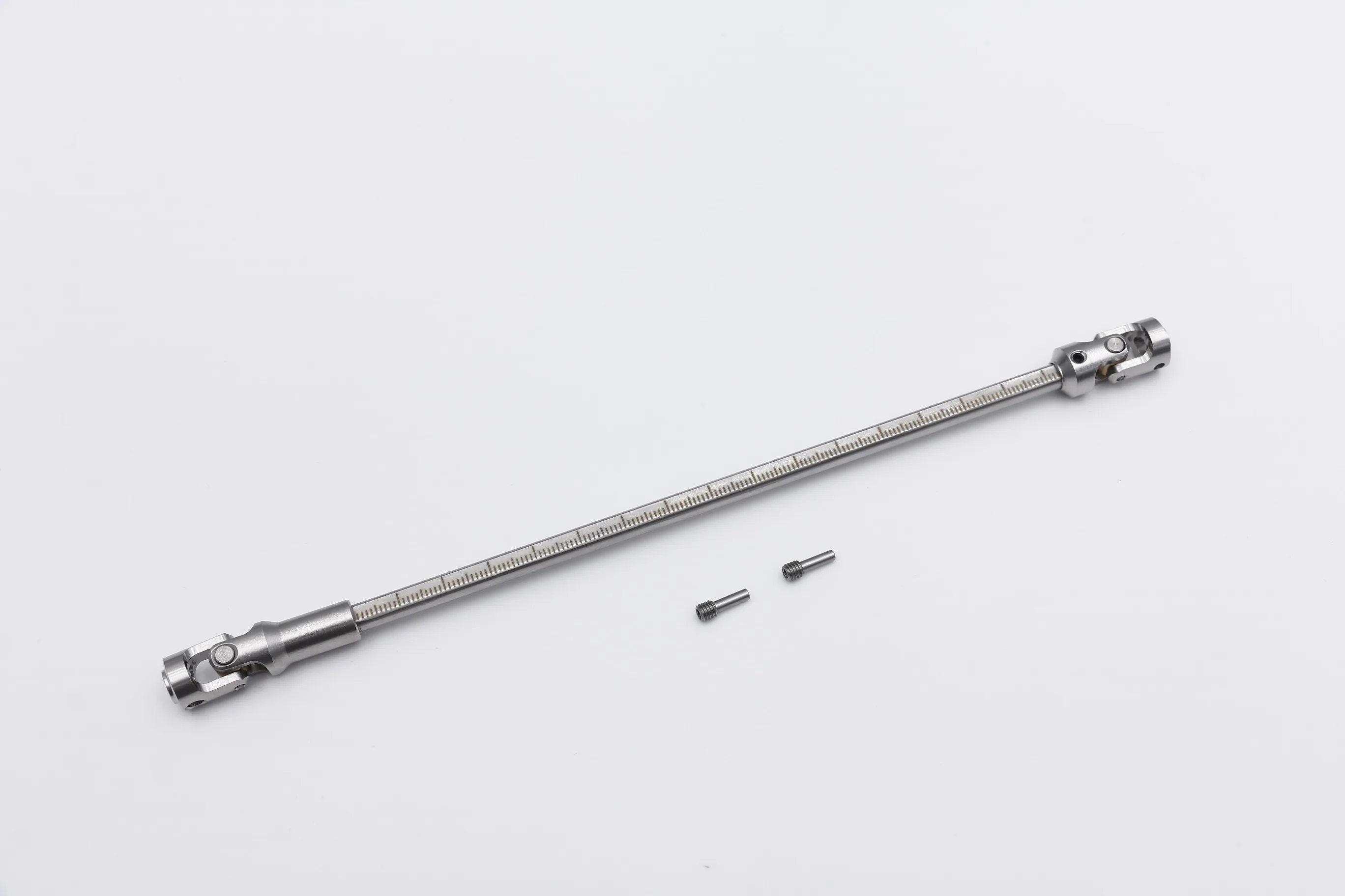 Eje de transmisión de junta Universal de acero de 68-229mm de corte a longitud para 1/10 RC Crawler LCG Rigs Sportys Scalers Cap