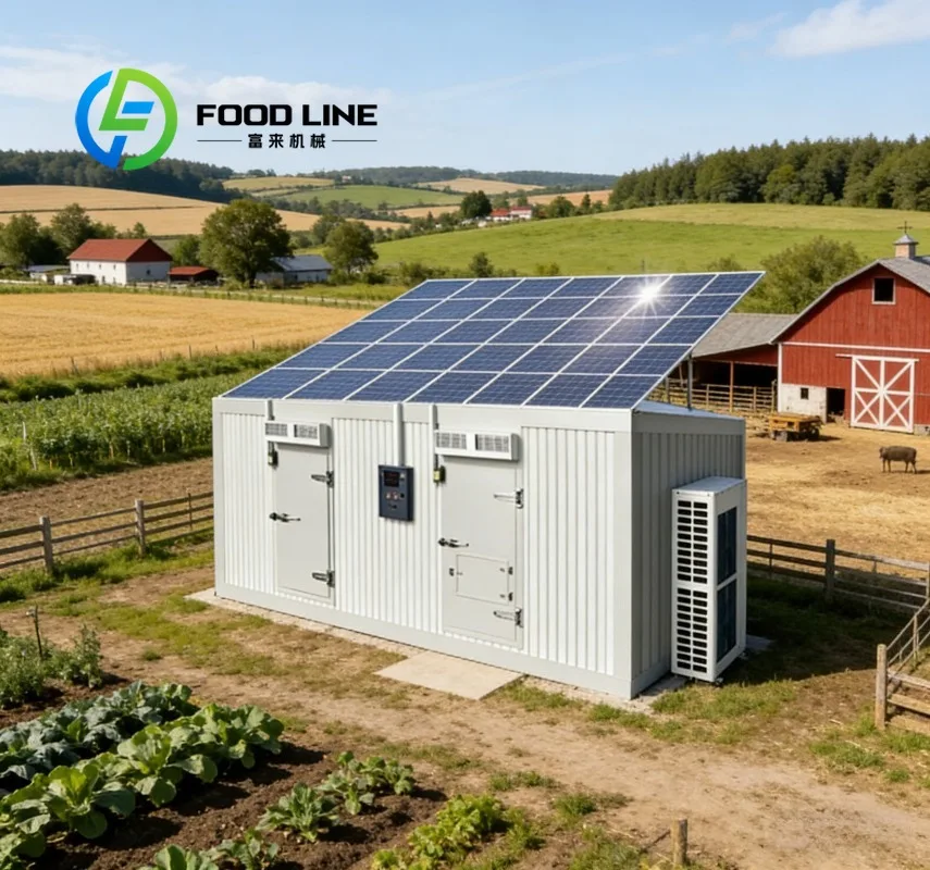 Solar Coolroom Refrigeration Cold Storage Easy Installation Posit Cold Room Freezer Storage for Seafood Frozen
