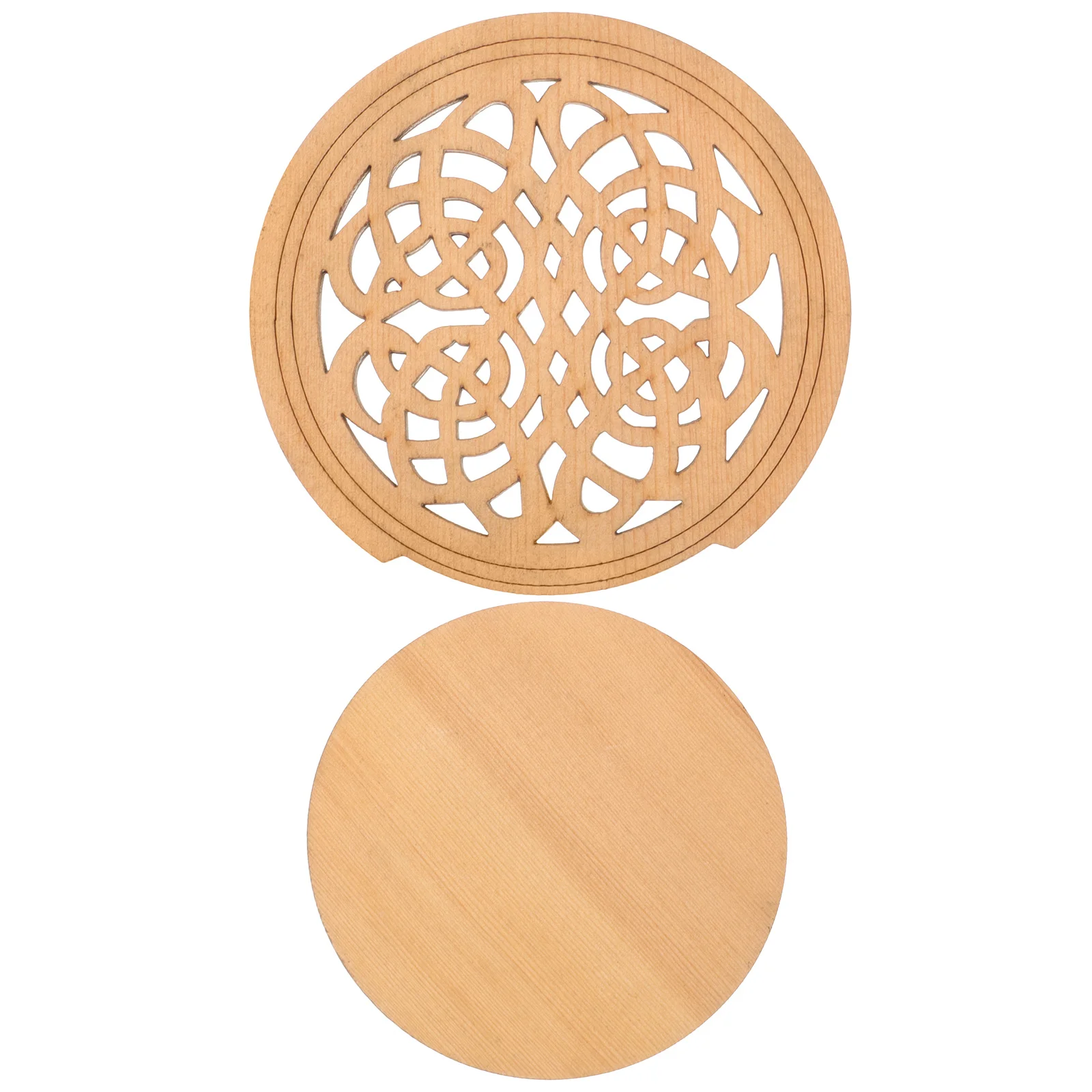 

Wooden Guitar Soundhole Cover for Acoustic Folk Guitar with Smooth Finish and Decorative Design Dampens Feedback Efficiently