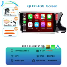 10" Android 14 Player For Honda City Grace RHD 2014 2015 2016 2017 Car Head Unit Radio Stereo Multimedia GPS DVD Touch Screen - AliExpress 