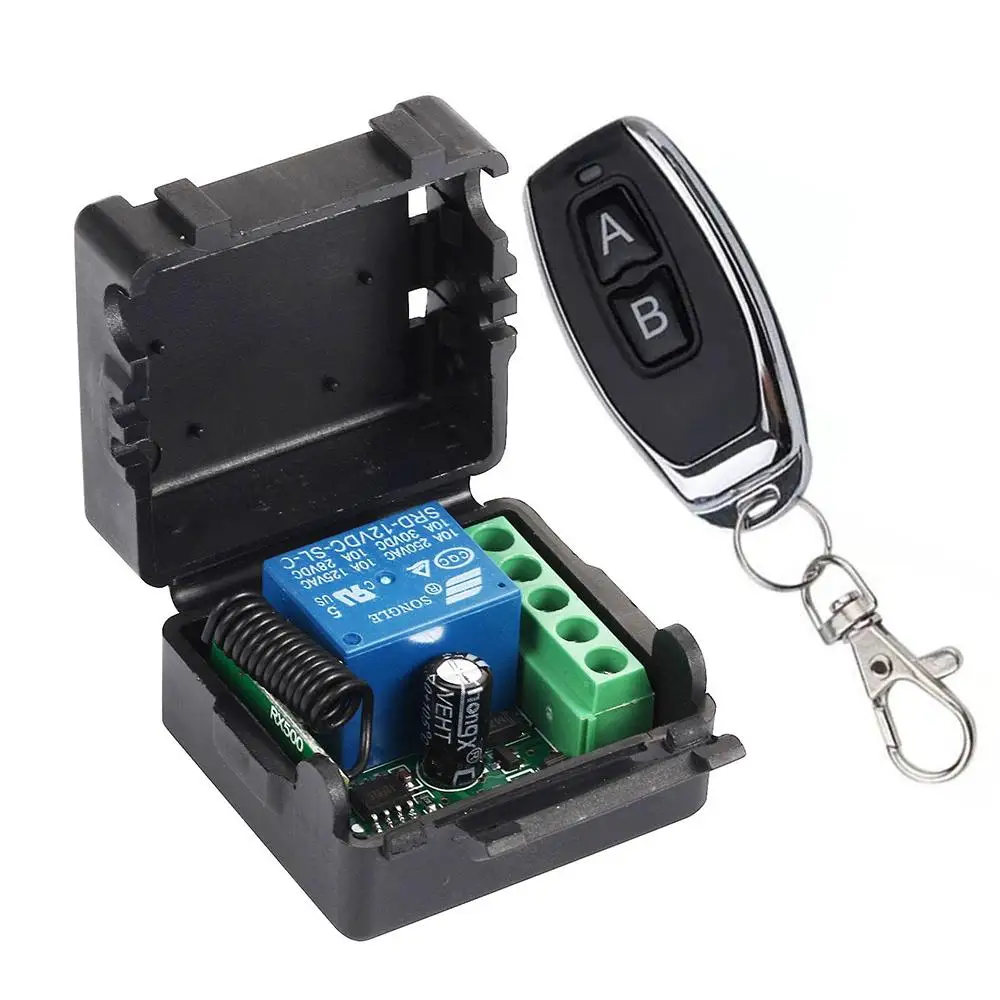 Interruptor de Control remoto inalámbrico Universal, Control de acceso inalámbrico de 12V, Control remoto de canal único, Smal J7I1