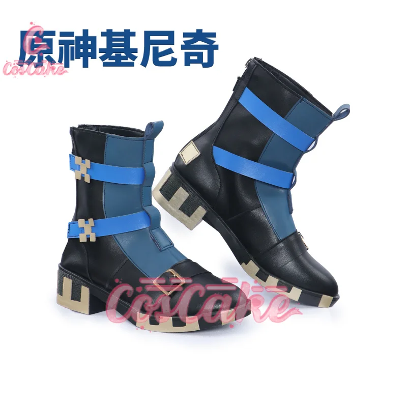 Kinich Cosplay Shoes Game Genshin Impact Short Boots Pyro Archon Natlan Prop for Halloween Party Coscake