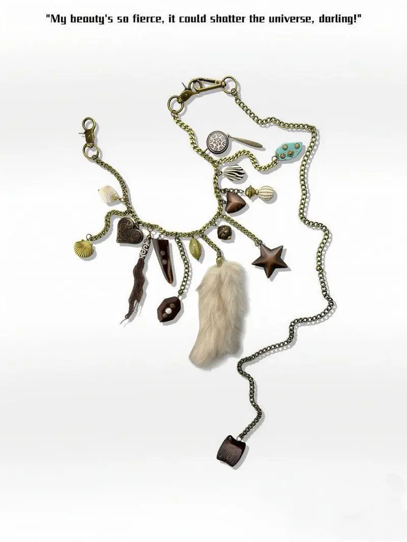 Retro-style Multi-layered Pendant Necklace, Elegant and Fashionable Accessory, a Must-have Trendy Item for Daily Wear