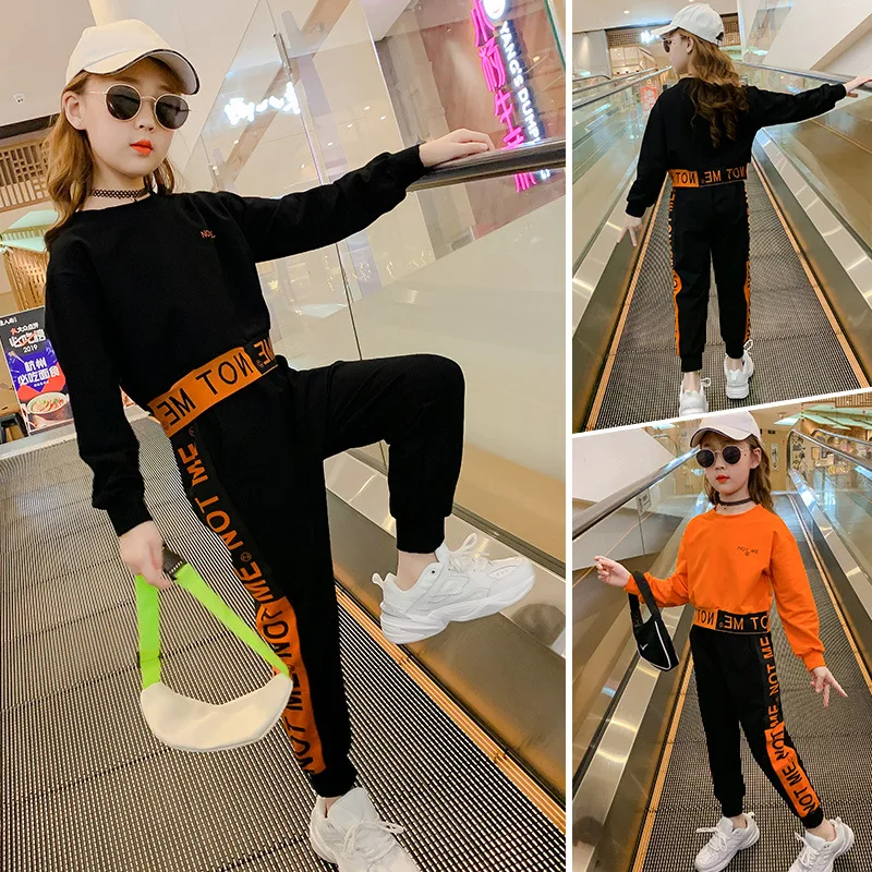 

Kids Girl Outfit 2Pcs Girls Set Spring Autumn Toddler Girl Casual Sweatshirt+Pants Students Fashion Sports Suit Girls Sets