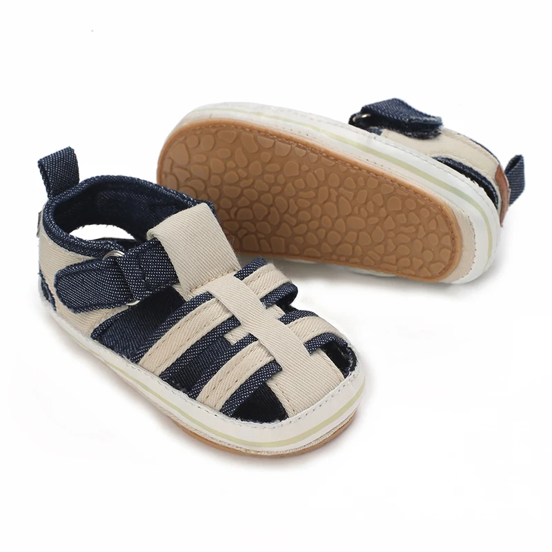 Baby Shoes Boys and Girls Summer Sandals Soft Rubber Sole Anti slip Baby 0-18M Baby Sandals First Step Walking Shoes