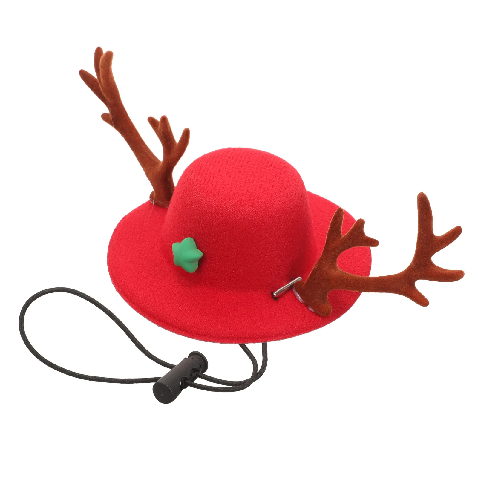 

Reindeer Antler Christmas Pet Hat Lightweight Comfortable Adjustable Dog Cat Party Costume Puppy Headwear Christmas Pet Hat